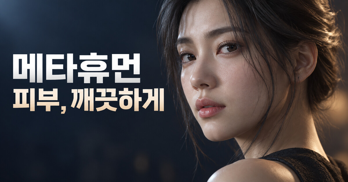 피부 질감을 표현한 가상 인물 — GPT 생성 표지