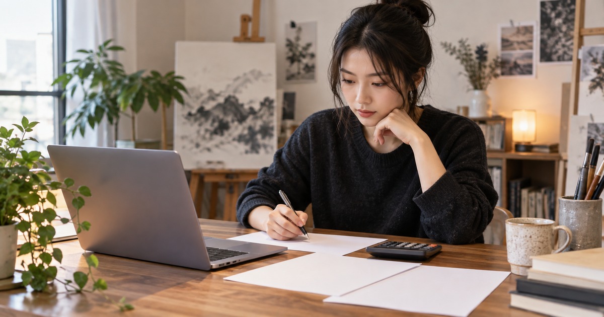 외주 작업 견적을 준비하는 제작자